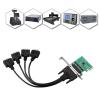 Advanced PCIE 1x To DB9pin Port Adapter Card For Efficient Data Transmission In Industrial Setting view 2