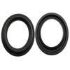 2pcs 6.5inch 6.5" Rubber Ring Black Speaker Perforated Rubber Foam Edge Surround Rings Repair Kit for Speaker Repair Kit DIY Replacement Parts view 1