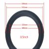 2pcs 6.5inch 6.5" Rubber Ring Black Speaker Perforated Rubber Foam Edge Surround Rings Repair Kit for Speaker Repair Kit DIY Replacement Parts view 2