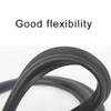 2pcs 6.5inch 6.5" Rubber Ring Black Speaker Perforated Rubber Foam Edge Surround Rings Repair Kit for Speaker Repair Kit DIY Replacement Parts view 3