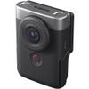 Canon Powershot V10 Content Creator Compact Vlogging Camera, 4K Video, 19mm Fixed Wide-Angle Lens | Silver with 64GB MicroSDXC Memory Card + Compact Digital Camera Case view 2