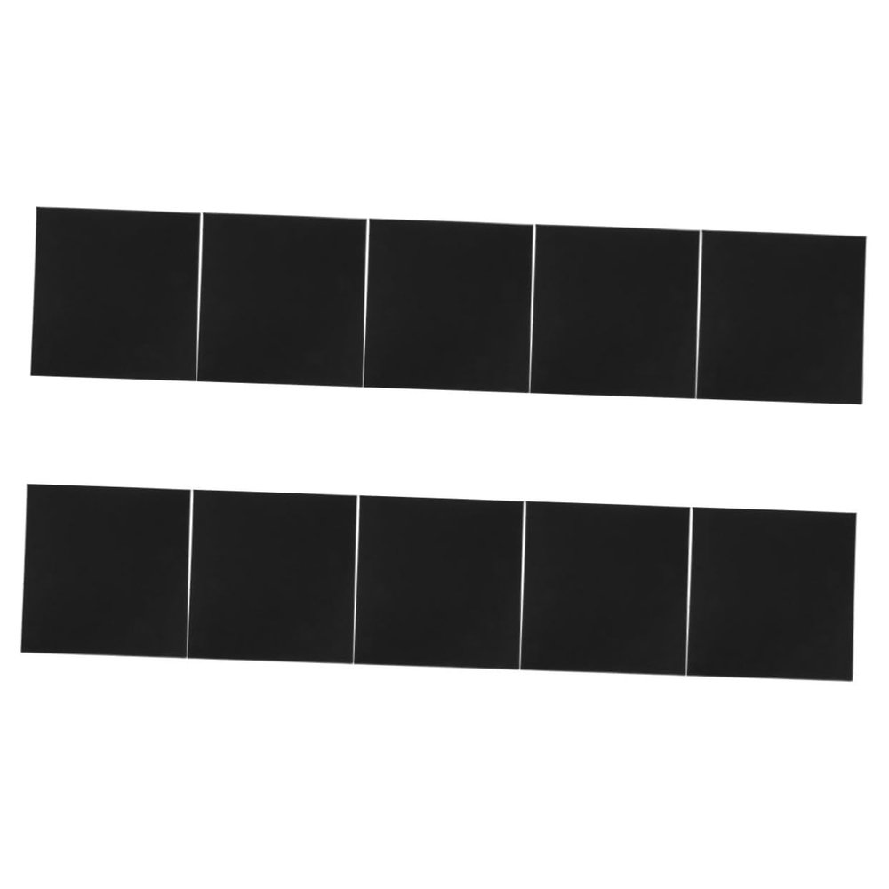 Cabilock 10pcs Black Cd Sleeves Paper DVD Envelopes for Disc Storage Protective Cardboard Covers for Wedding Photography Advertising Materials