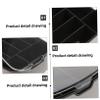 balacoo Cable Organizer Box Lid Desktop Storage for Data Cables Charger Management and Cord Organization Compact Design for Home Office Use view 2