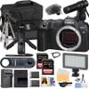 Canon EOS R8 Mirrorless Camera Body ONLY + Canon Handgrip and Microphone + Camera Case + More (21pc Bundle) (Renewed) view 1