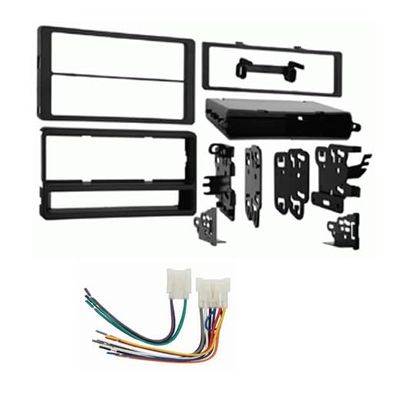 Single DIN Car Stereo Installation Kit Compatilbe with Matrix 2005, 2006, 2007, and 2008 - Non-Amplified Models