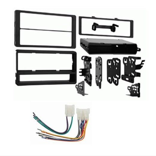 Single DIN Car Stereo Installation Kit Compatilbe with Matrix 2005, 2006, 2007, and 2008 - Non-Amplified Models