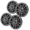 JBL - Two Pairs of JBL MARINESTAGE8GRYAM 8" (200mm) 2-Way Marine Audio Speaker 125W  Gray (Renewed) view 1