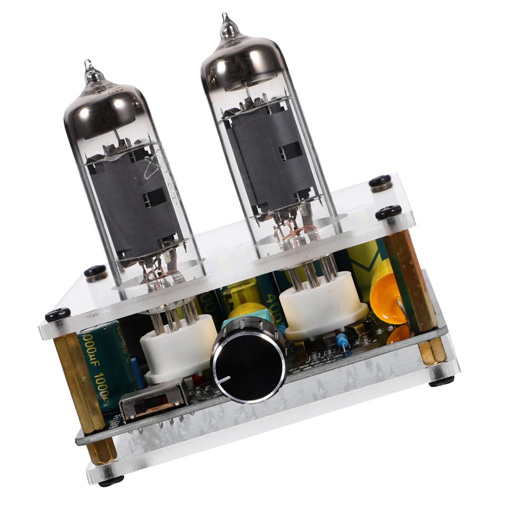 Happyyami DIY Part Tube Preamp for Home Theater Lightweight Easy Install Hi-fi Sound