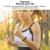 ASHATA R11 Smart Ring Fitness Tracker, Smart Ring with Motion Monitoring, Step Counter, Sleep Tracking Wearable, with Charging Cable, Gold (7) (8) (9) view 3
