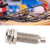 10PCS M6 Banana Sockets, Banana Jack Panel Mount Banana Socket Terminal Adapter Suitable for 4mm Banana Plug Connector for Electronics Industrial Equipment, 4mm Inner Hole view 2