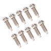 10PCS M6 Banana Sockets, Banana Jack Panel Mount Banana Socket Terminal Adapter Suitable for 4mm Banana Plug Connector for Electronics Industrial Equipment, 4mm Inner Hole view 3
