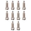 10PCS M6 Banana Sockets, Banana Jack Panel Mount Banana Socket Terminal Adapter Suitable for 4mm Banana Plug Connector for Electronics Industrial Equipment, 4mm Inner Hole view 4