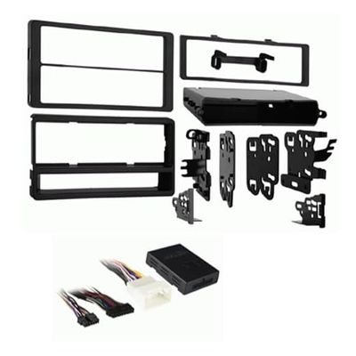 Single DIN Car Stereo Installation Kit Compatilbe with Matrix 2005, 2006, 2007, and 2008 for Factory Amplified Models