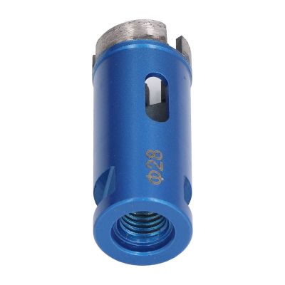 Drill Bit, High Efficiency Hole Opener with M14 Female Thread for Marble, Granite, Ceramic Tiles, Concrete Drilling (28mm)