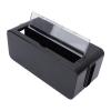 Cable Management Box,Power Strip Cover Box Cord Organizer for Desk Floor Cable Hide,10.6x4.9x4.3in Power Socket Management for Home (Black) view 1
