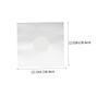 Cabilock 6pcs Vinyl Record Covers Bag White Kraft Paper Self-Adhesive Vinyl Sleeves Record Protection view 2