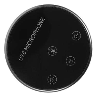 BRIGHTFUFU USB Computer Microphone Omnidirectional for Meetings Gaming Streaming Easy to Use Portable