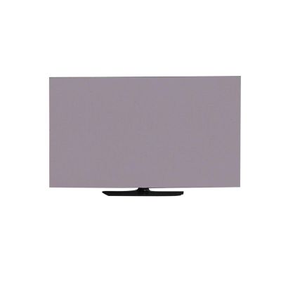 KHAOL Stretchabl Tv Dust Cover Universal Screen Protector Enclosure Pure Color Fabric Tv Display Protector for 32-75 Inch Tvs, Decorative & Durable(Purple,65-70 inches)