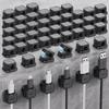 48 Pack Magnetic Cable Clip Organizer Cord Holder, Picozon Adhesive Cable Management, Wire Phone USB Charger Cable Holder, Keeper Organizer for Office Home Desktop Table - Black view 1