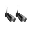 Anssipo Add on 2 PCS 3MP WiFi Security Camera Replacement, Surveillance Cameras Indoor Outdoor, Color Night Vision, Plug-in, Two Way Audio, AI Face/Motion Detection view 1