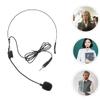 CAXUSD 2pcs Crisp Sound Transmission Headset Microphone for Singing Presentations Group Activities view 4