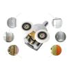 4Pieces Shower Door Runner Top and Bottom Shower Door Rollers Glass Door Wheel Home Bathroom Replacement Part view 2