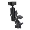 Mini Roof Rack Mount with Adjustable Angle Pole Clamp, Mini RV Ladder Mount, Portable Mini Mount for Yacht Ship, Roof, Camping Travel (Black) view 4