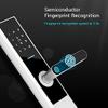 DUYHBAWRS-007 Door Lock Keyless Smart Lock Card/Password/Fingerprint Digital Lock Electronic Home Mortise Lock(White-Fruit peach5,Right Direction) view 4