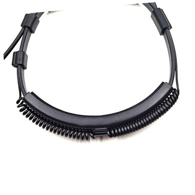 ARTIBETTER Wired Earphones Noise Cancelling Throat Mic Headset for Computer Headset Microphone for School Use