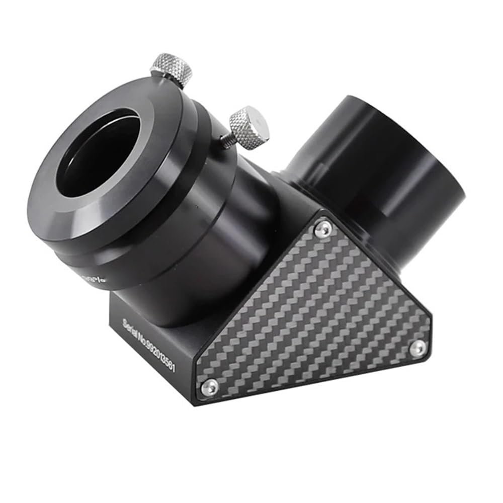 90-Degree High-Reflection Mirror 2 Inches 1.25 Inches Astronomical Telescope Accessories with Built-in Thread