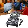 MOAIYU 120mm 5V Double USB Powered PC Router Fans with Speed Controller High Cooling Fan for Router Modem Receiver view 2