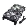 MOAIYU 120mm 5V Double USB Powered PC Router Fans with Speed Controller High Cooling Fan for Router Modem Receiver view 3