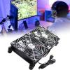 MOAIYU 120mm 5V Double USB Powered PC Router Fans with Speed Controller High Cooling Fan for Router Modem Receiver view 4