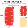 APPS2Car 8 Pcs 3M VHB Double Sided Adhesive Pads, 1.48" x 2.04" Square Dashboard Sticky Tape for Magnetic Car Mount, Strong Adhesive Pads Replacement, Double Sided Mounting Tape for Car Dashboard view 3