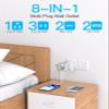 Travel Cruise Ship Essentials, Multi Plug Wall Outlet Extender with 4 Outlets 4 USB (2 USB-C), Cruise Approved Power Strip Non Surge Protector, Plug Adapter, Travel Cruise Must Have Accessories view 2