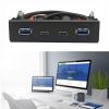 MOAIYU USB3.2 Front Panel 2xUSB3.2 10Gbps and 2xTypeC TypeE to Front TypeC for Desktops 3.5" Floppy Driver view 2