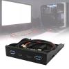 MOAIYU USB3.2 Front Panel 2xUSB3.2 10Gbps and 2xTypeC TypeE to Front TypeC for Desktops 3.5" Floppy Driver view 4