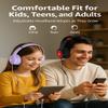 ADOOPE USB C Wired Over-Ear Headphones with Mi, Hi-Fi Stereo Sound, Noise-Isolating Ear Cups, Comfortable Fit for iPhone15/16, Samsung Galaxy S24/S23, Type-C Phones & Tablets (Purple) view 3
