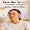 ADOOPE USB C Wired Over-Ear Headphones with Mi, Hi-Fi Stereo Sound, Noise-Isolating Ear Cups, Comfortable Fit for iPhone15/16, Samsung Galaxy S24/S23, Type-C Phones & Tablets (Purple) view 4