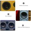 Artibetter Car Speaker Grill Cover Subwoofer Grills Stylish Speaker Accessory for Various Vehicle Models Mesh Design Elegant Finish view 3