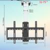 LLHBBSHYYDM Electric Ceiling TV Mount, Ceiling TV Mount, with Remote Control Motorized TV Mount, Hanging TV Mount Bracket, Electric TV Lift and Memory Setting(Black+White) view 2