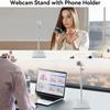 AceTaken White Tabletop Stand Tripod Holder Compatible with Elgato Facecam-Neo,Facecam MK.2 webcams/Wave 3/Wave DX/Wave Neo/Key-Light/Key Light Neo/Key Light Mini view 4