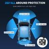 4 Channel FHD Dash Cam  64GB TF Card Included, 1080P Front and Rear Recording, 8 LED Night Vision, Parking Monitor, Loop Recording, Easy Car Dashboard Installation view 4