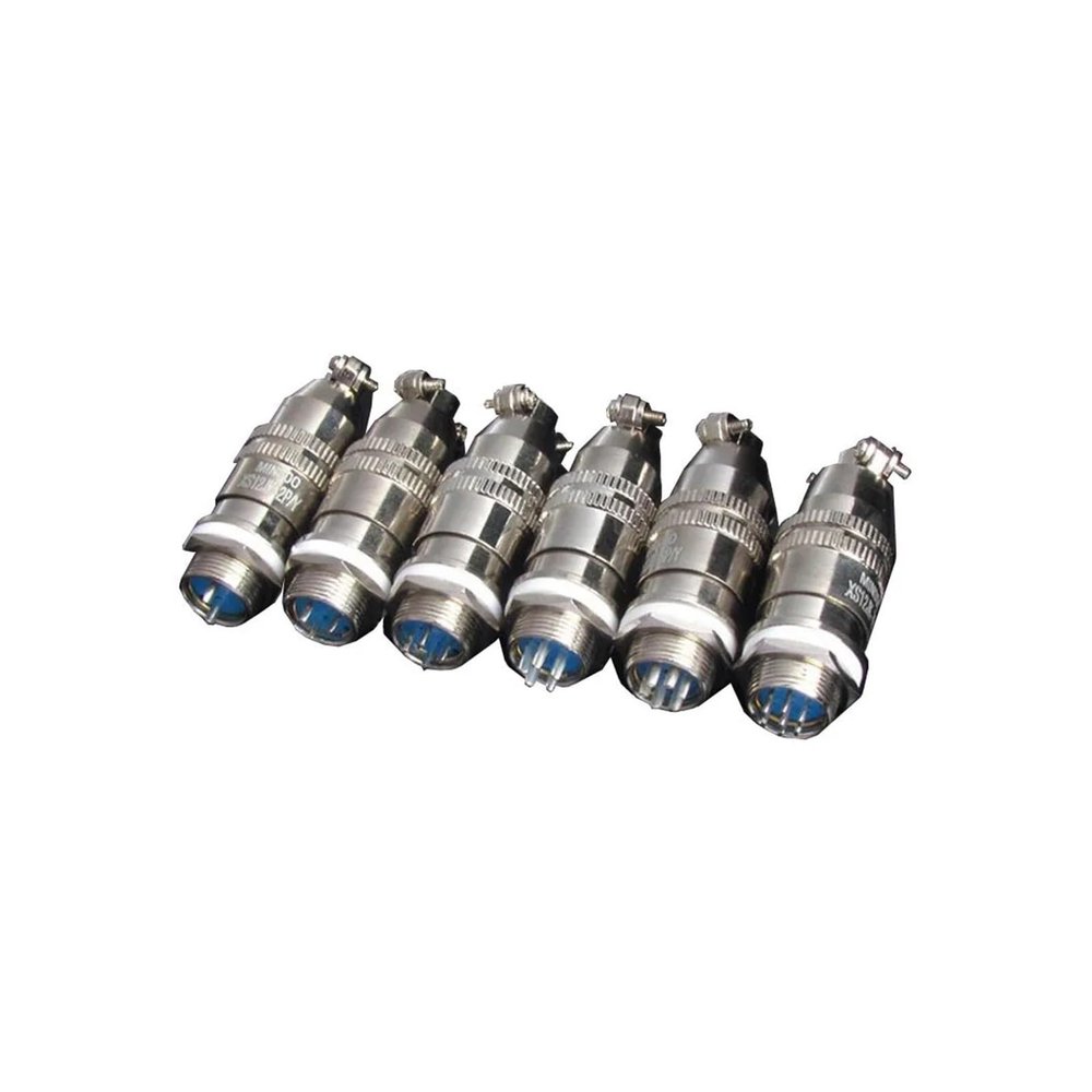 Aviation Connector 5 Sets 12mm Reverse XS12-2.3.4.5.6.7.8 Screw Aviation Connector Plug,XS12J2Y,XS12K2P,The Aviation Plug Cable connectors(5 Sets XS12-4)