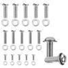30pcs TV Mounting Screws Kit, Universal TV Mounting Hardware Kit Steel M4 M6 M8 Wall Mount Screws & Spacers Bolts Accessories for Monitor Bracket Fixing view 1