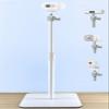 AceTaken White Webcam Stand with Magnetic Mount Holder for Logitech Brio-100, Brio 300,Brio 500,StreamCam,MX-Brio-4K webcams view 1