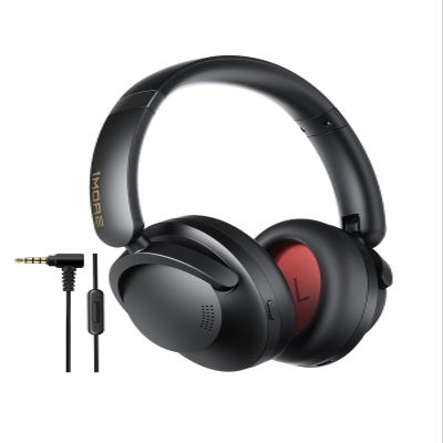 1MORE SonoFlow Pro HQ51 Wireless Over-Ear Headphones, Reduce Noise by Up to 45dB, Hi-Res Audio, 100H Playtime, App Control, Bluetooth 5.4, AI Clear Calls, Lightweight Fit for Travel Office, Matte Gray
