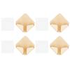 4pcs Adhesive Cable Clips Socket Shelfs, Punch no Power Cord Storage Bracket Self Adhesive Socket Plug Holder Organizer Rack for Home Gold view 1