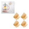 4pcs Adhesive Cable Clips Socket Shelfs, Punch no Power Cord Storage Bracket Self Adhesive Socket Plug Holder Organizer Rack for Home Gold view 3