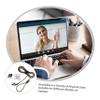DOITOOL 2m Portable Laptop Lock with Key Thickened Steel Cable Security Lock for Notebook Desktop LCD Monitor and Projector Use view 3